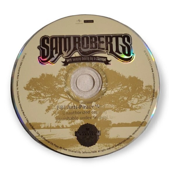Sam Roberts - We Were Born‎ In A Flame [Promo CD] 2004 - Picture 3 of 3